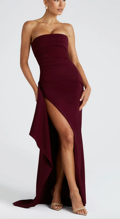 Omina™ | Robe Maxi Luxe Sans Bretelles