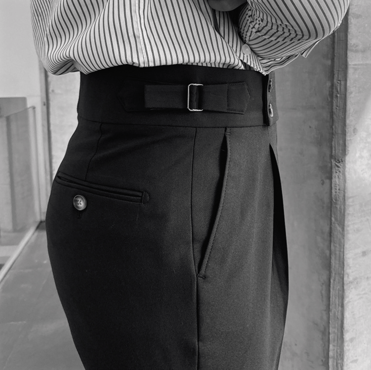 Edward - Pantalons Taille Haute Élégants