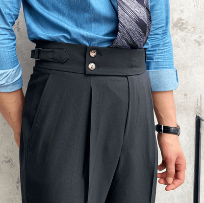 Edward - Pantalons Taille Haute Élégants