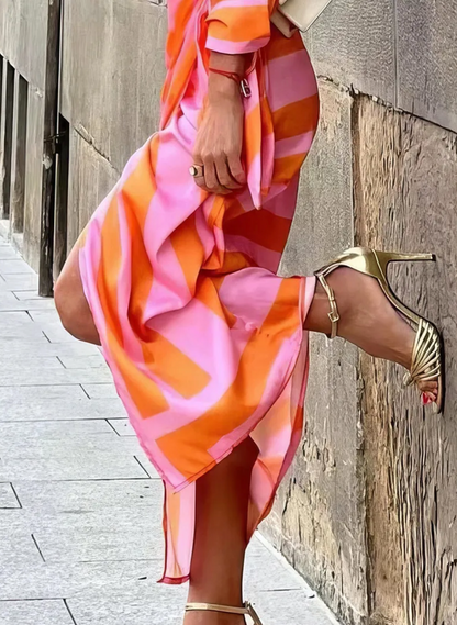 Amelia™ | Robe Portefeuille Imprimée