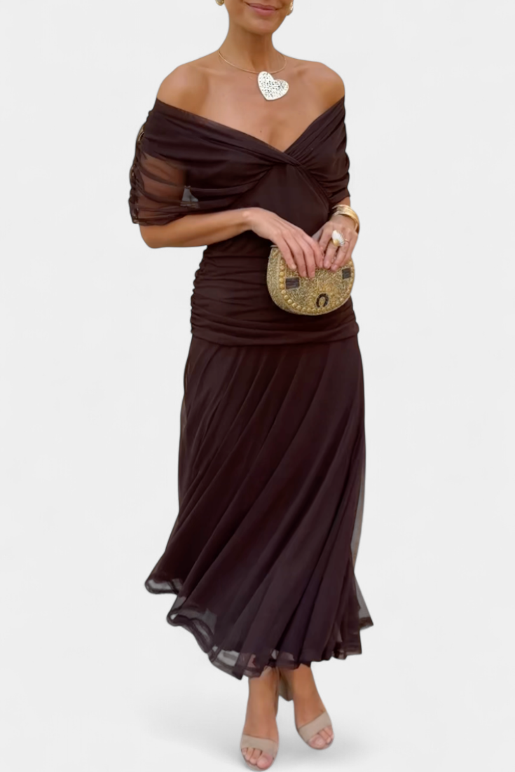 Florendra™ | Robe Longue Fleurie Col V