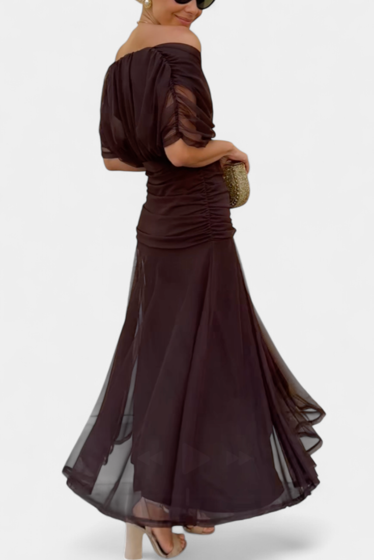 Florendra™ | Robe Longue Fleurie Col V