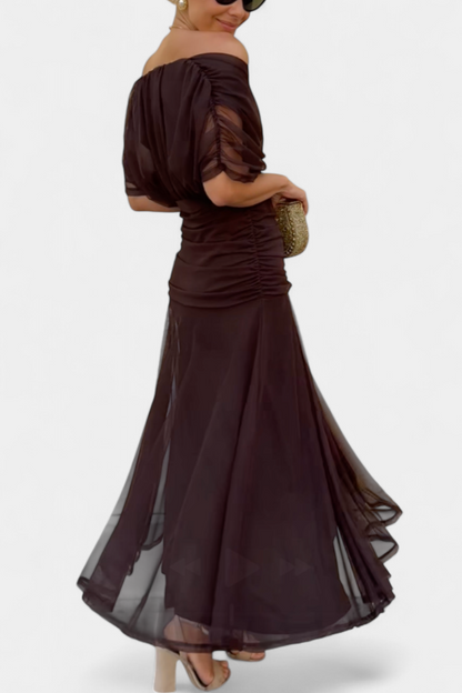 Florendra™ | Robe Longue Fleurie Col V