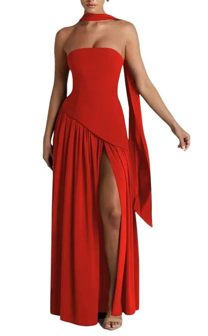 Chiffon A-line Bridesmaid Dress with Shawl