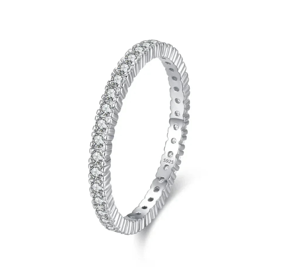 Bague Éternité Minimal Lumineux