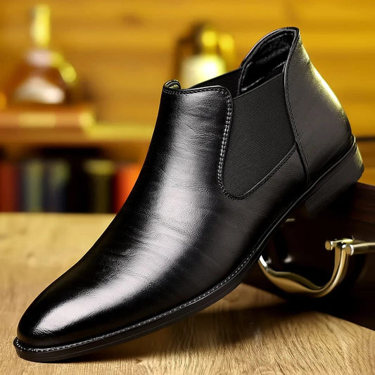 Simon - Bottines En Cuir Élégantes