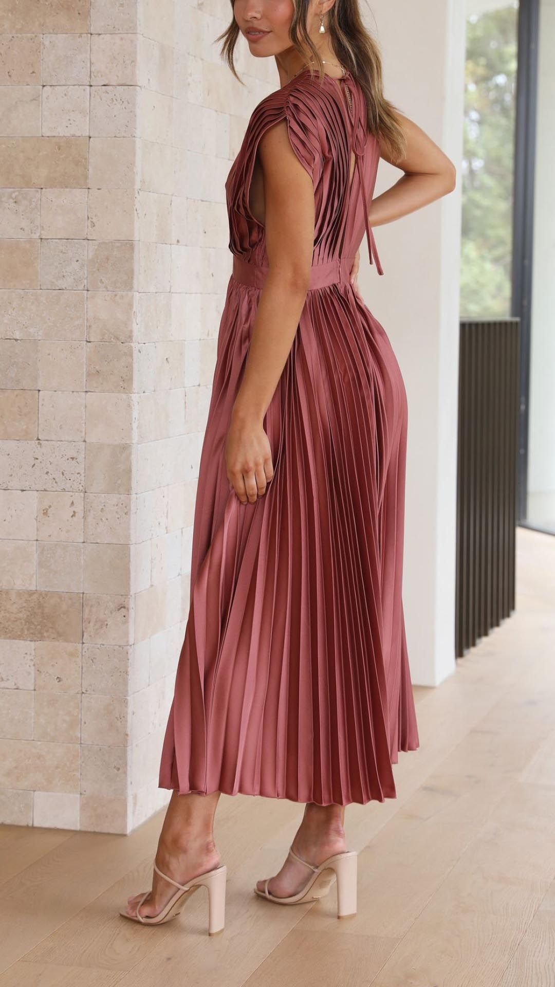 La Scintilla | Robe Élégante Plissée