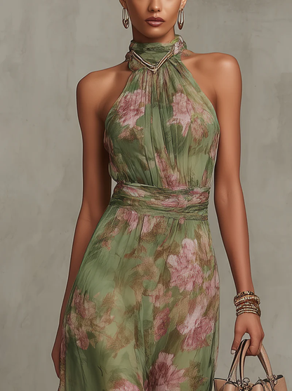 La Scintilla | Robe Longue Élégante Florale Élise