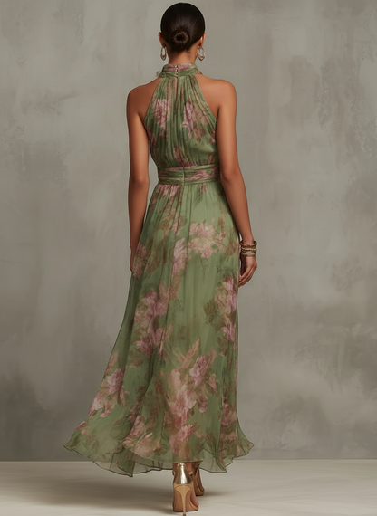 La Scintilla | Robe Longue Élégante Florale Élise