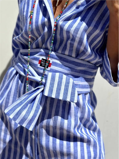 Grace™ | Robe Rayée Légère