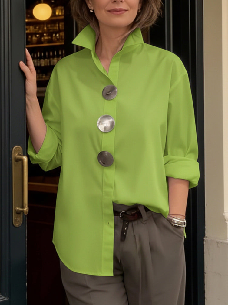 Ariana™ — Chemisier élégant en soie et coton