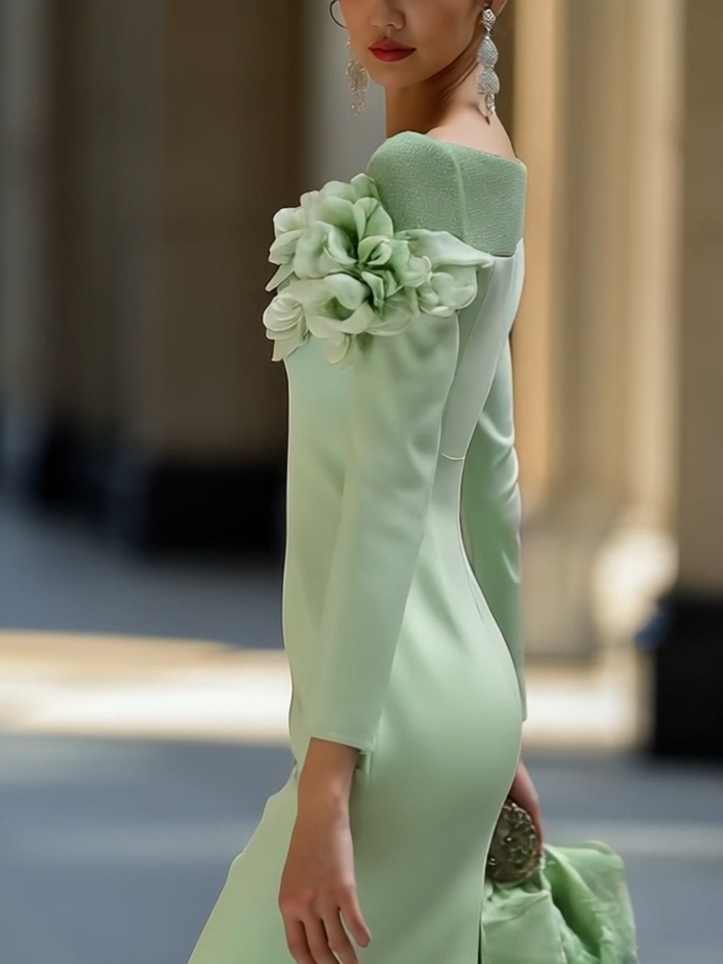 La Scintilla | ROBE DE LUXE À ÉPAULES DÉCOUVERTES