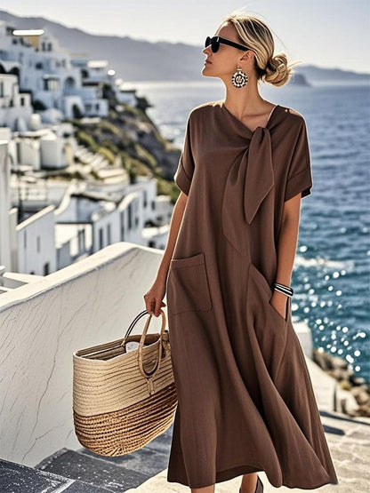 Mireille™ — Robe en coton fluide et estivale