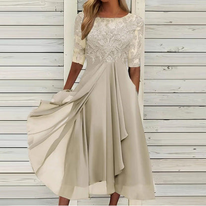 Harper™ | Robe midi en dentelle élégante