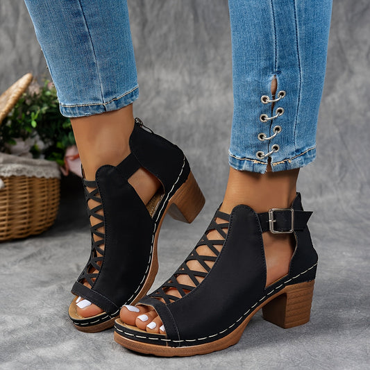 Nessa - Sandales à Talons en Maille