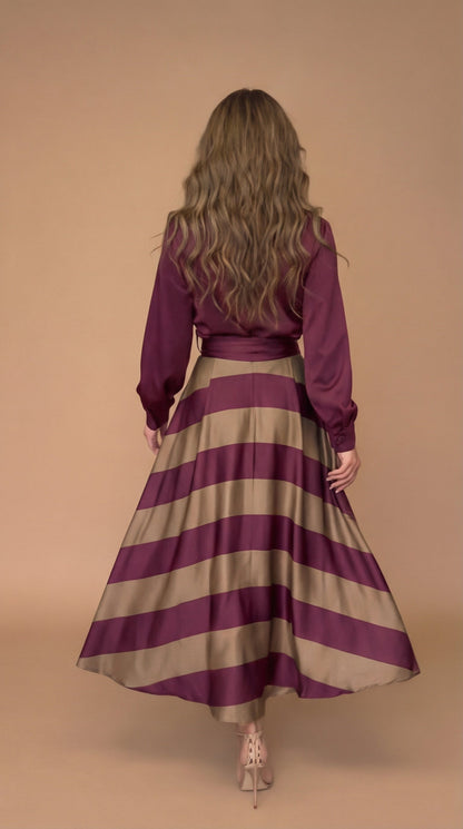 Mila™ | Robe Maxi Rayée