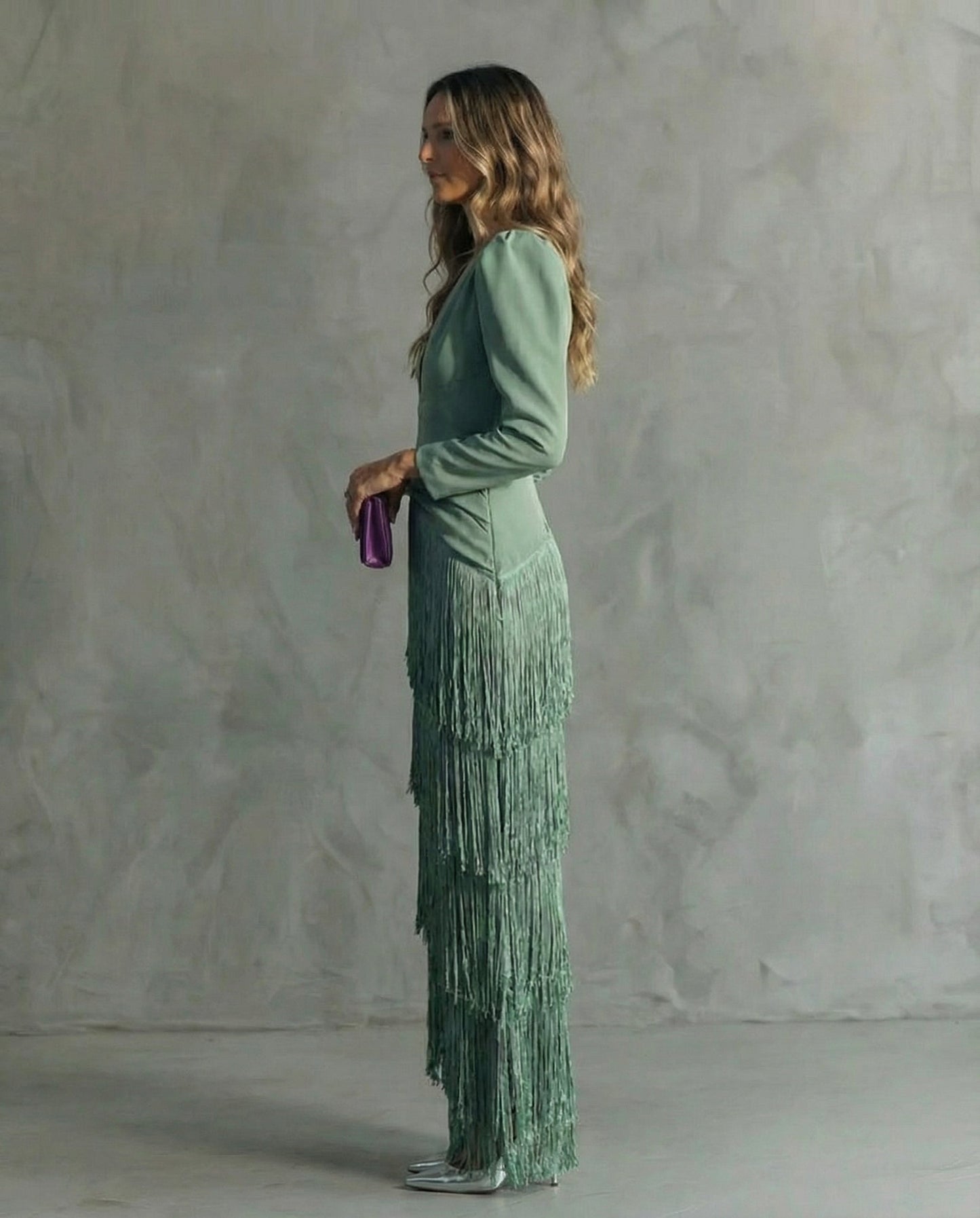 La Scintilla | Robe Élégante Franges Élise
