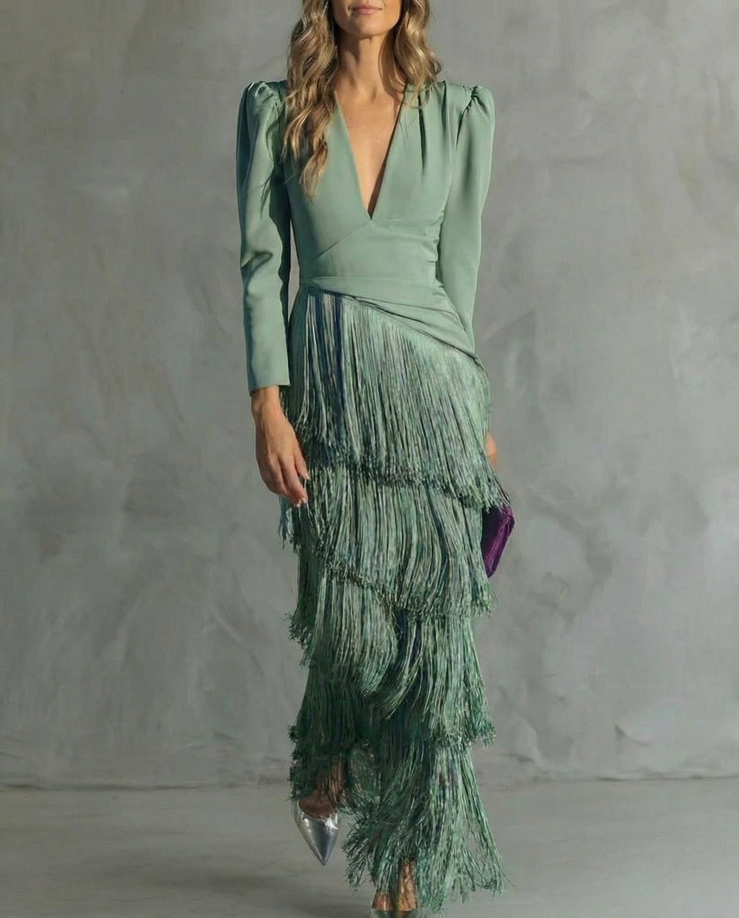 La Scintilla | Robe Élégante Franges Élise