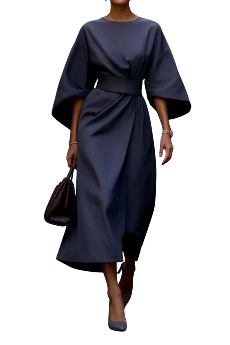 Maya™ | Robe Élégante avec Manches Bouffantes