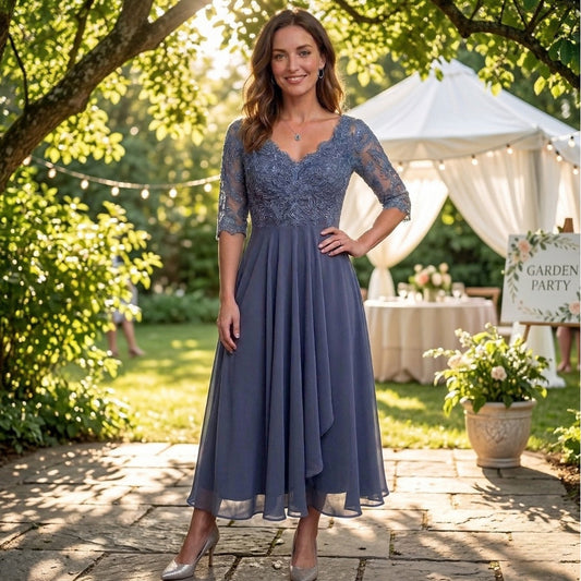 Harper™ | Robe midi en dentelle élégante