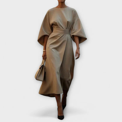 Maya™ | Robe Élégante avec Manches Bouffantes
