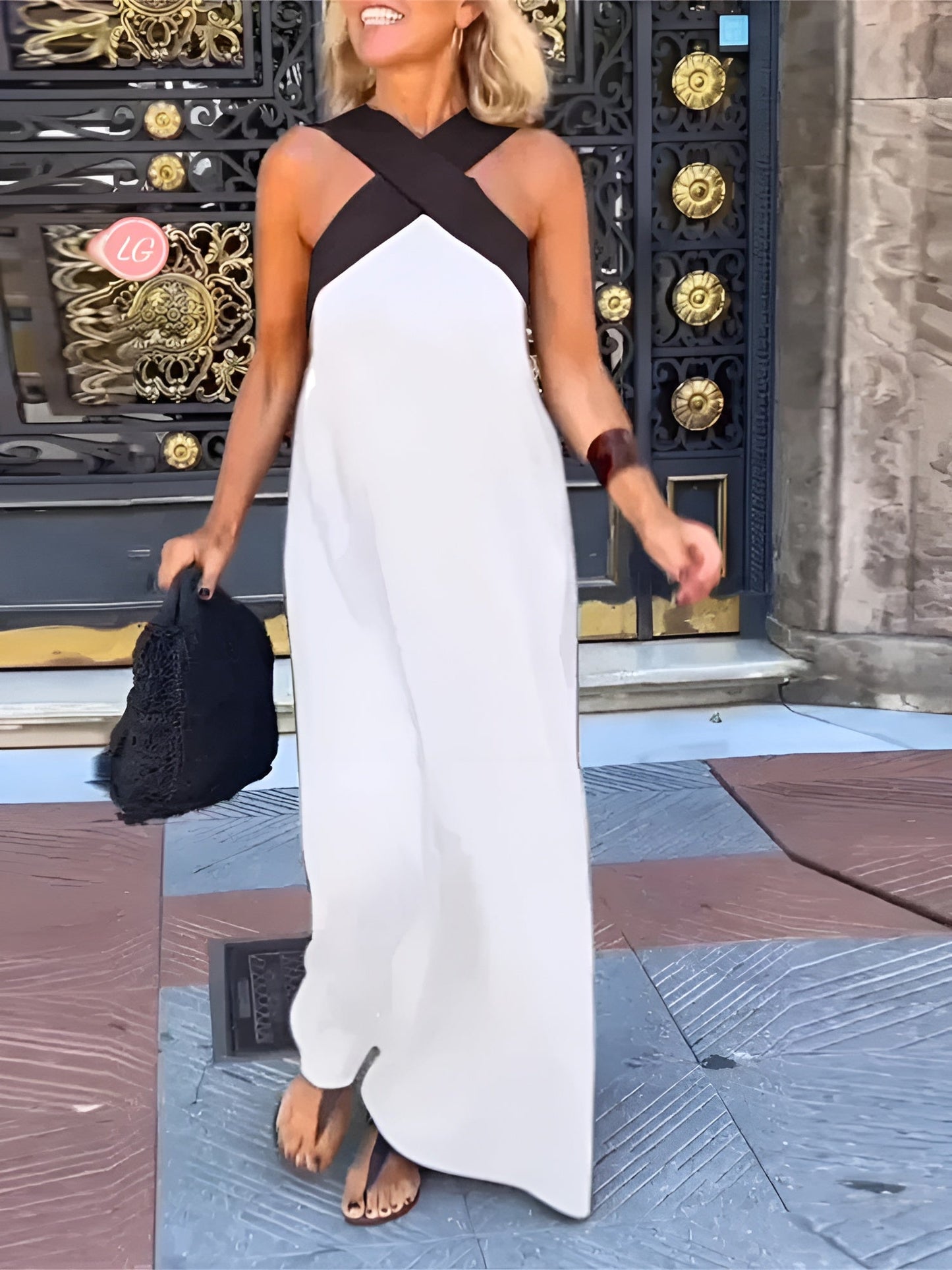 Joséphine | Crossed Midi Dress