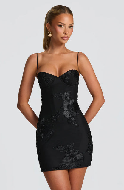 Nefertiti Mini Dress - Lemon